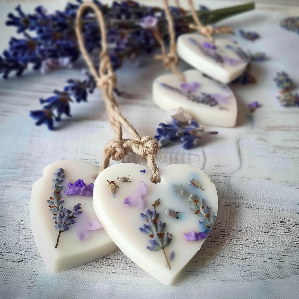 Soy Wax Sachets: Elegant Floral Air Fresheners for Wedding Favors and ...