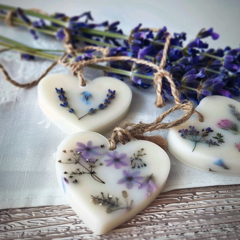 Soy Wax Sachets: Elegant Floral Air Fresheners for Wedding Favors and ...