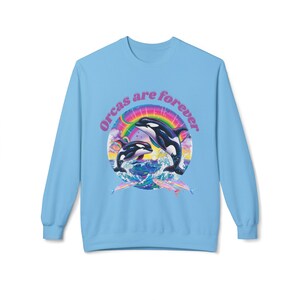 Orca Sweatshirt | Funny Gift for Whale Lover, Sweatshirt Graduation Gifts for Marine Biology Humor | Anti Capitalist Sweatshirt Gift for Mom