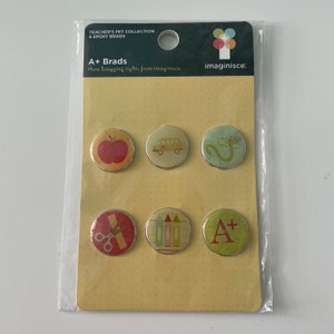 Imaginisce -  Teacher&#39;s Pet Collection School Brad Embellishments