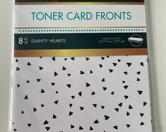 Therm O Web Deco foil -  Dainty Hearts Toner Card Fronts for Foiling