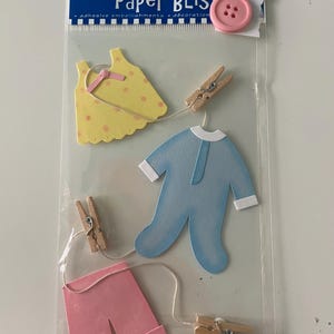 Pegatinas y adornos tridimensionales para bebés recién nacidos, niñas y niños, de Paper Bliss