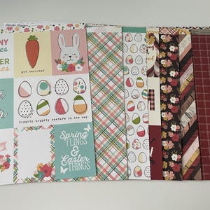 Simple Stories - 12 von 12 Mom Dad Ostern Mini Scrapbook Papiersammlungen