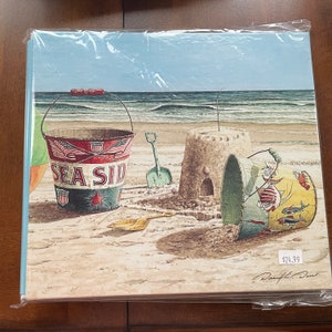 David E. Doss - Gorgeous Beach 8 door 8 Post Gebonden Scrapbook Album