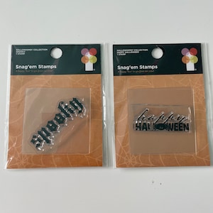 Imaginisce - Timbri trasparenti Snag'em Spooky Halloween