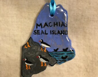 Machias Seal Island Maine Ornament