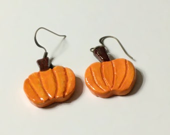 Pumpkin Earrings