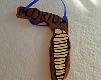 Florida Turritella Shell Ornament