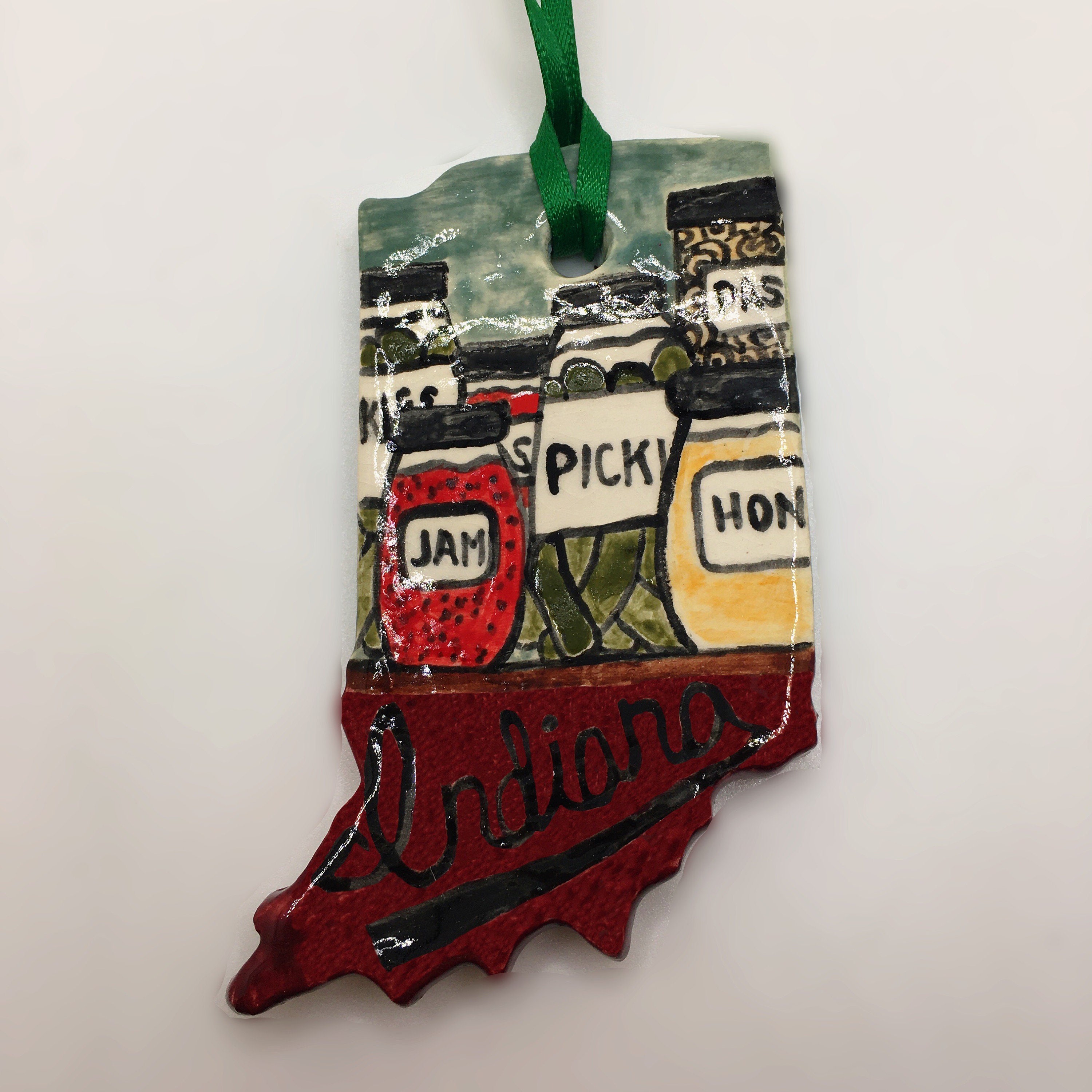Ball Jar - Canning Indiana Ornament
