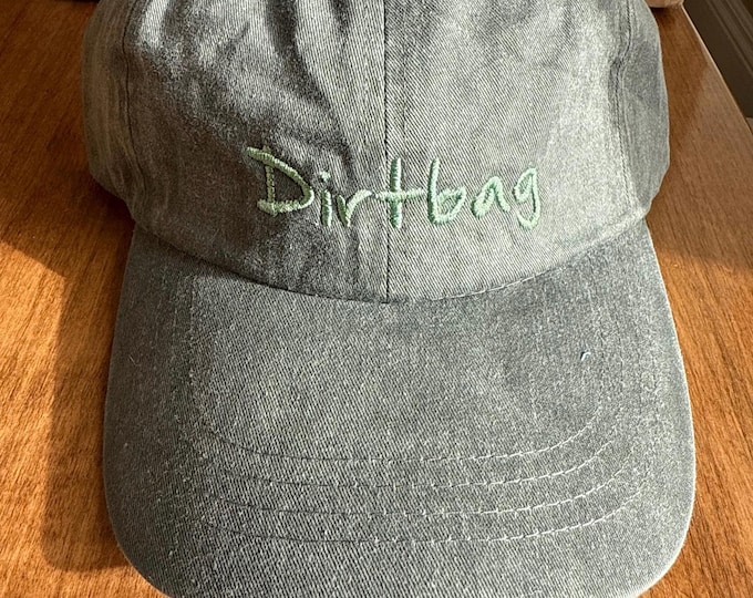 Embroidered climbing theme hat