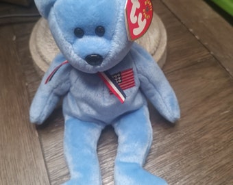 America 2001 TY beanie baby