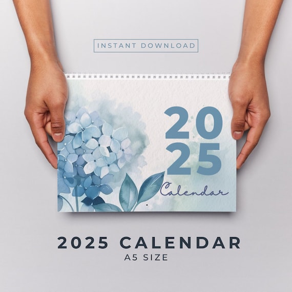 2025 Calendar A5 Size