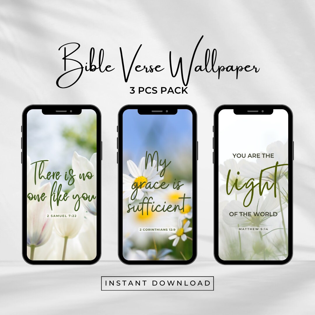 Bible Verse Phone Wallpaper Christian Wallpaper Scripture Wallpaper ...