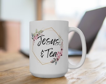 JESUS & TEA マグカップ 15オンス
