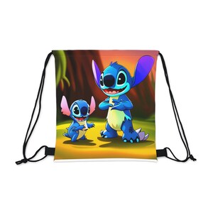 Stitch - Bolsa com cordão para exterior imagem 2