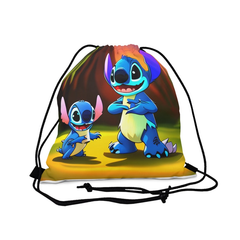 Stitch - Bolsa com cordão para exterior imagem 4