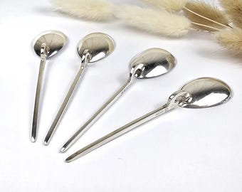 ヴィンテージ ヒルデスハイム ローズ ティースプーン - シルバー 835