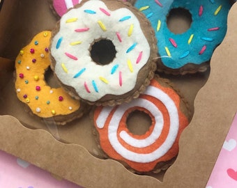 Stuffed Felt Donut - Pretend Play! Play Food