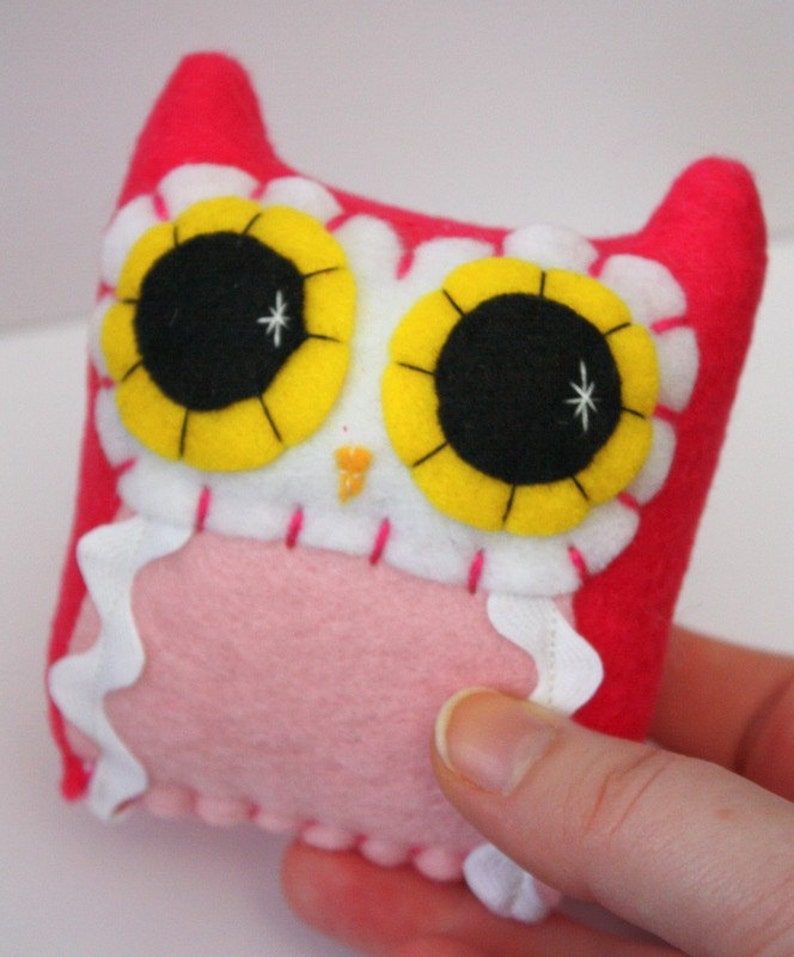 Little Owling Ecofriendly Felt Plush Owl Etsy