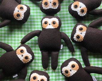 Little Sloth - Small Eco-friendly Felt Plush Sloth