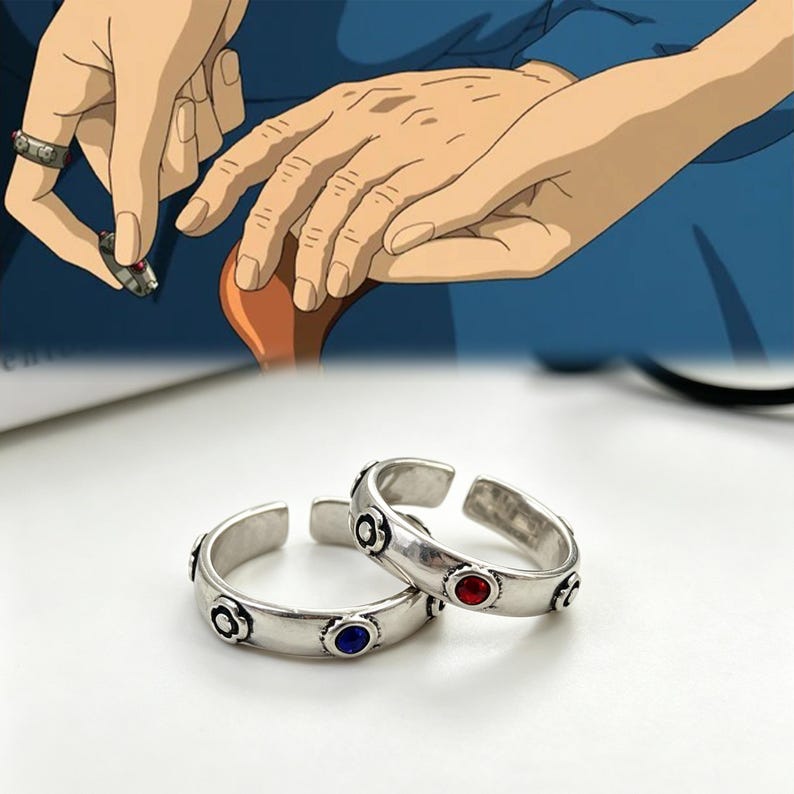 Howls Riung Howl's Moving Castle Ring, Cosplay Howls Ring, 925 Sterling Silver Ring ...