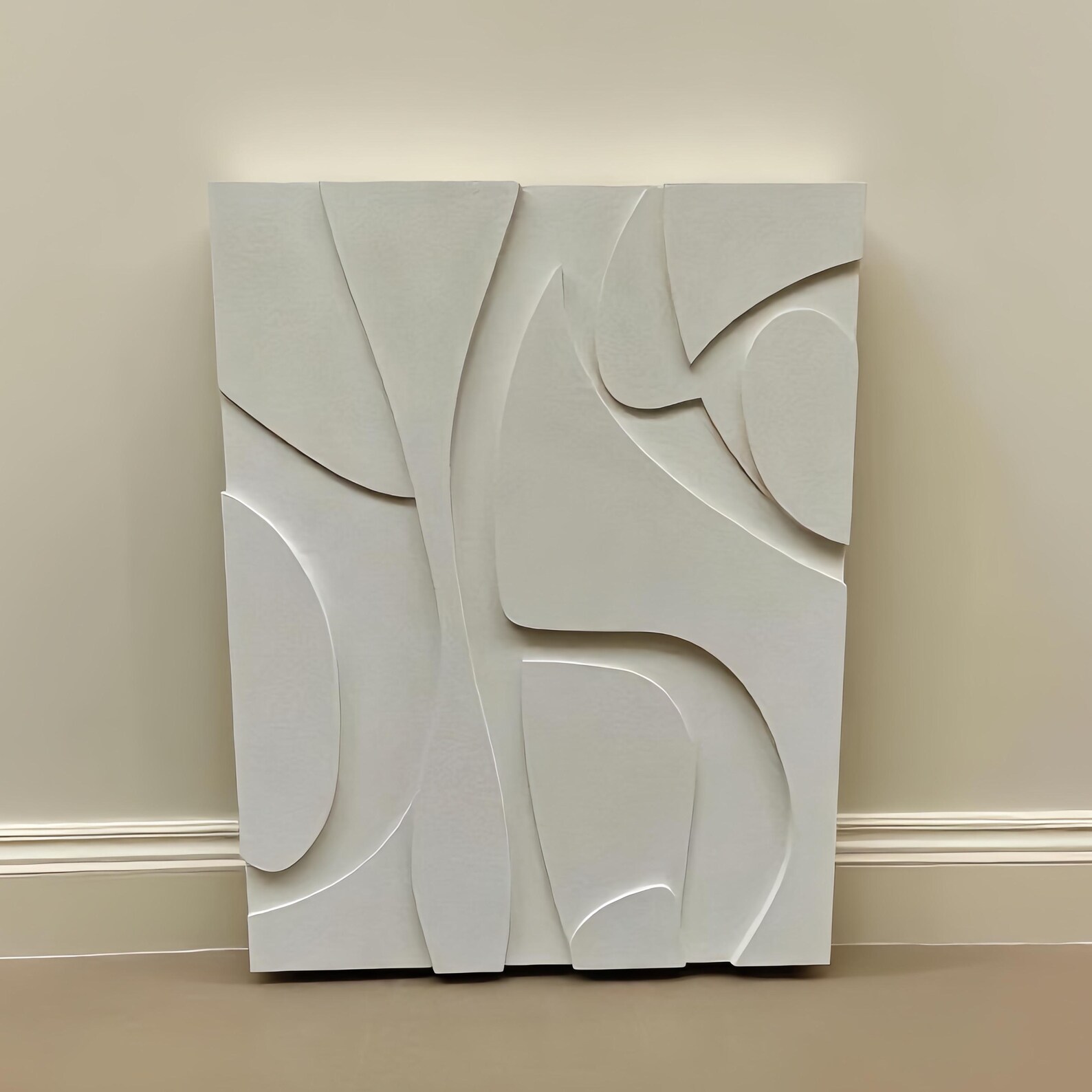 Extra Large 3D Wood Wall Art: Modern Abstract Carved Sculpture - Etsy