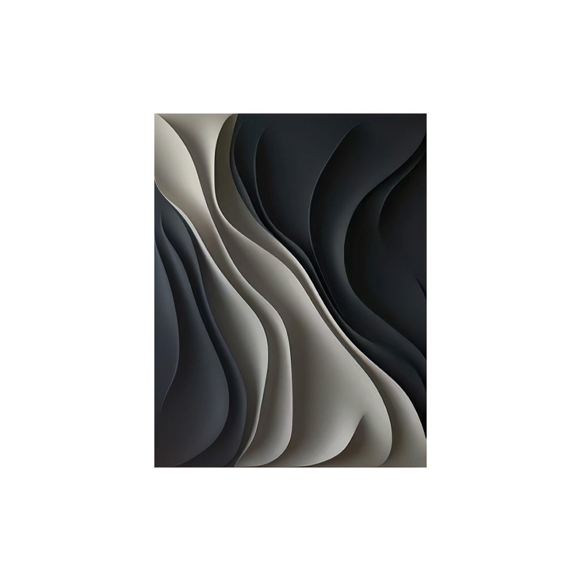 Black and White Textured Art Decor Wall Wooden Craft Art Home ...