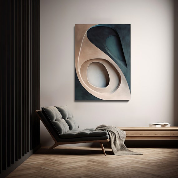 Abstract 3D Wooden Wall Art: Geometric Sculpture, Modern Decor