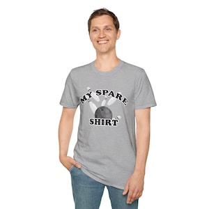 Funny Bowling T-Shirt, My Spare Shirt, Gift for Bowlers, Unisex Humor Tee, Bowling League Apparel, Casual Game Shirt