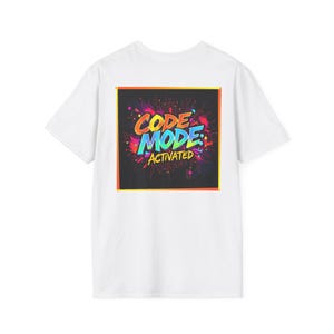 Code Mode Activated T-Shirt | Funny Programmer Tee | Coding Geek Shirt | Developer Gift | Software Engineer Humor