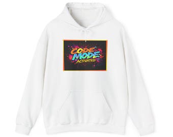 Bluza z kapturem unisex z funkcją Code Mode Activated