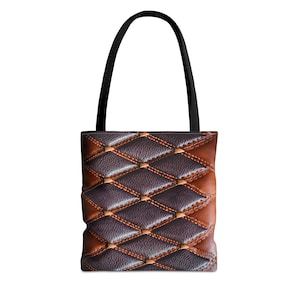 Faux Leather Tote Bag