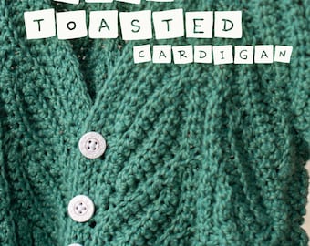Baby Toasted Strickjacke | Häkelanleitung | fortgeschrittene Anfänger