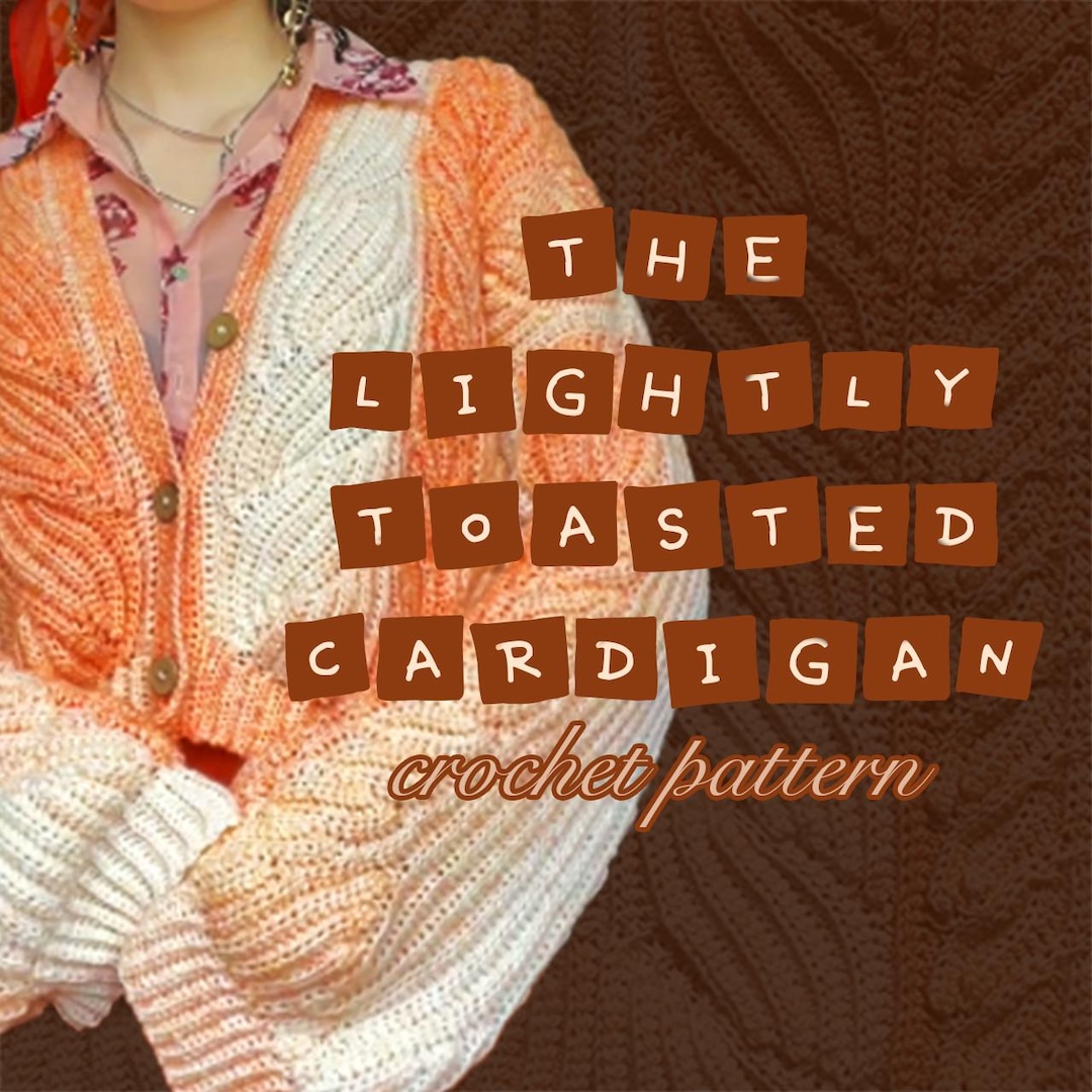 【受注生産品】 Cardigan Toasted Lightly The | Advanced | Pattern Crochet トップス
