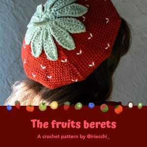 Crochet Blueberry Beret - Etsy display picture 1