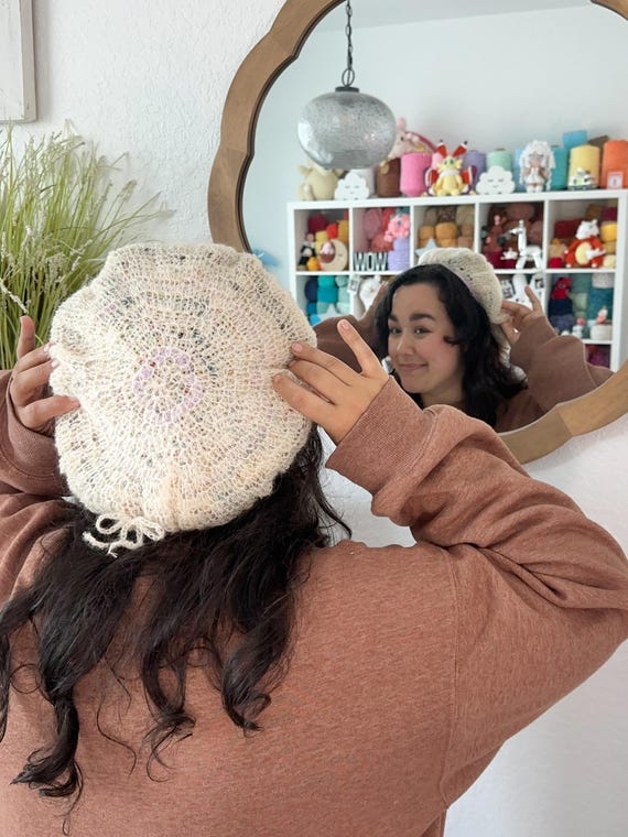 Aurita クラゲのベレー帽 | かぎ針編みのパターン | 上級初心者レベル