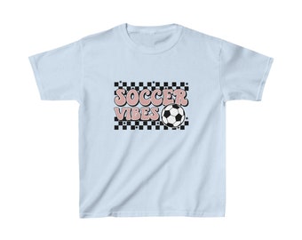 Kids Soccer Vibes T-shirt, Boys, Girls, Unisex