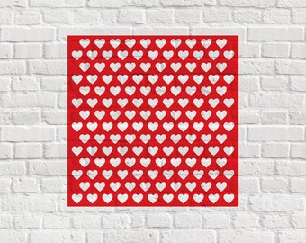 Hearts Background - Digital Cut File - Silhouette - Cricut - SVG - PNG - JPG - Love - Valentine's Day