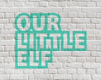 Out Little Elf - Digital Cut File - SVG - PNG  - JPG - Silhouette Studio - Cricut - Cut File - paper crafts - scrapbooking