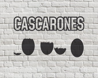 Cascarones - Digital Cut File (6 Files)