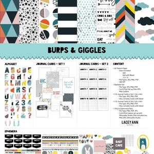 Scrapbook Kit: Burps & Giggles image 1