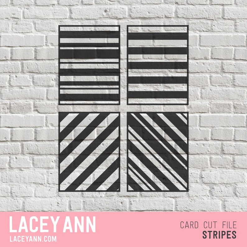 A2 Card Backgrounds Stripes image 1