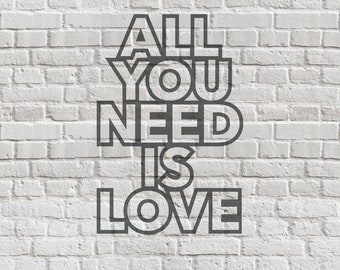 Buy All We Need Is Love Online In India Etsy India