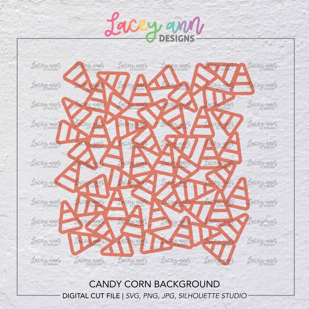 Candy Corn Background - Digital Cut File - Silhouette - Cricut - SVG ...