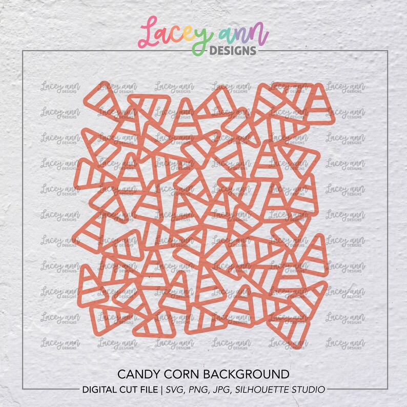 Candy Corn Background - Digital Cut File - Silhouette - Cricut - SVG ...