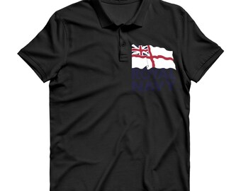 Royal navy insignia Premium Adult Polo Shirt