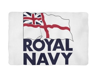 Royal navy insignia Sublimation Pet Blanket