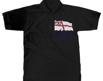 Royal Navy Insignia Klassisches Poloshirt für Erwachsene