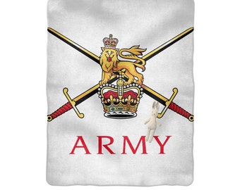 British Army insignia Sublimation Baby Blanket