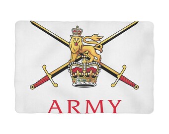 British Army insignia Sublimation Pet Blanket